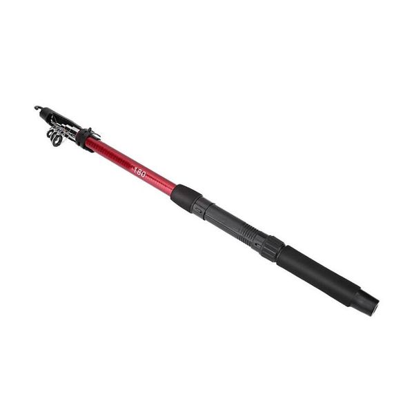 

1.8m-3m protable telescope fiberglass outdoor travel fishing rod pole boat rods