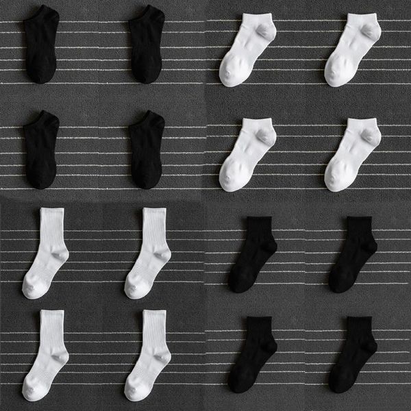 Herrensocken 2 Paar Qualität Sommer No Show Knöchel Winter Baumwolle Weiß Schwarz Sport Happy Bombas Für Männer Calcetines Hombre