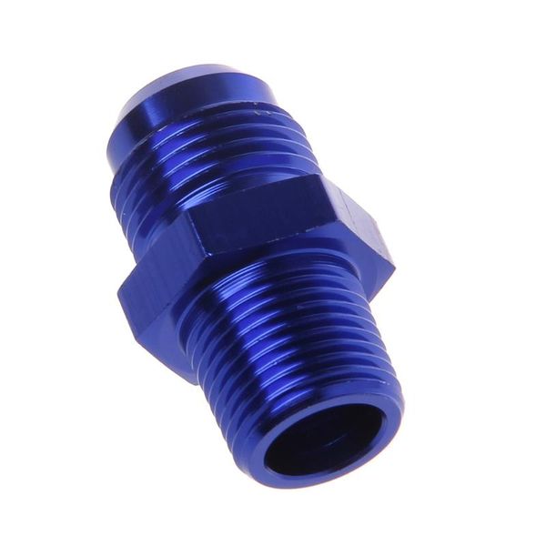 

parts various an6 an8 npt straight fuel oil air system hose end fitting adapter blue