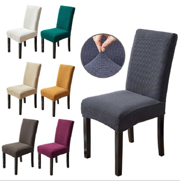 

polar fleece elastic thick chair slipcover stretch el /home dining protector cover , covers