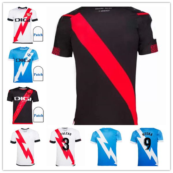 

rayo vallecano soccer jerseys 2021/22 bebe unai lopez falcao isi football shirts rodrigues alvaro trejo andres jersey santi c.v. nteka men k, Black;yellow