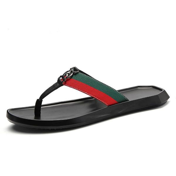 

slippers weh shoes women flat with beach outside female leisure concise summer flip flops narrow band sewing solid, Black