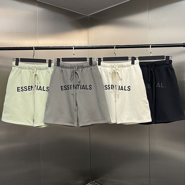 

men's shorts cotton men's shorts, rubber print, loose sweatshirt, large letters, hip-hop style, unisex, 100% fashion brand, ss21, White;black