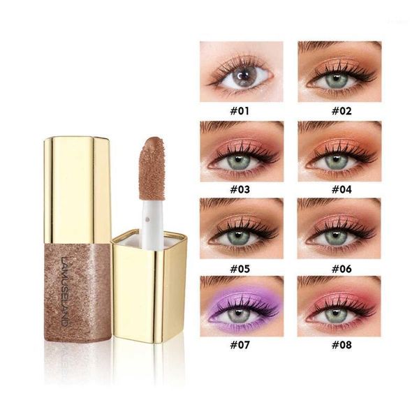 

mini sample liquid eyeshadow shimmer glitter eye shadow make up metallic color diamond waterproof cosmetic1