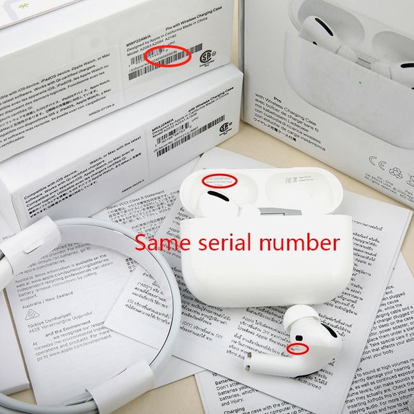

air earphones h1 gen 3 wireless charg chip pods headphones 2 earbuds pro hinge case white retail package