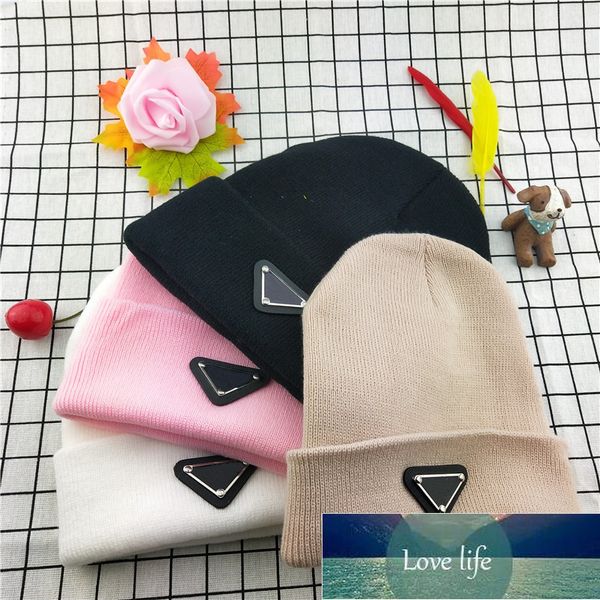 Marchio di lusso nuovo autunno e inverno cappello da uomo nero hip hop marchio di moda cappello di lana lettera semplice cappello da coppia lavorato a maglia prezzo di fabbrica design esperto qualità ultimo stile