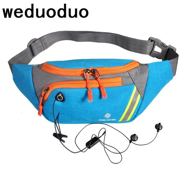 

weduoduo waist bag for men fashion pack purse phone belt women travel case mobile bum hip bags