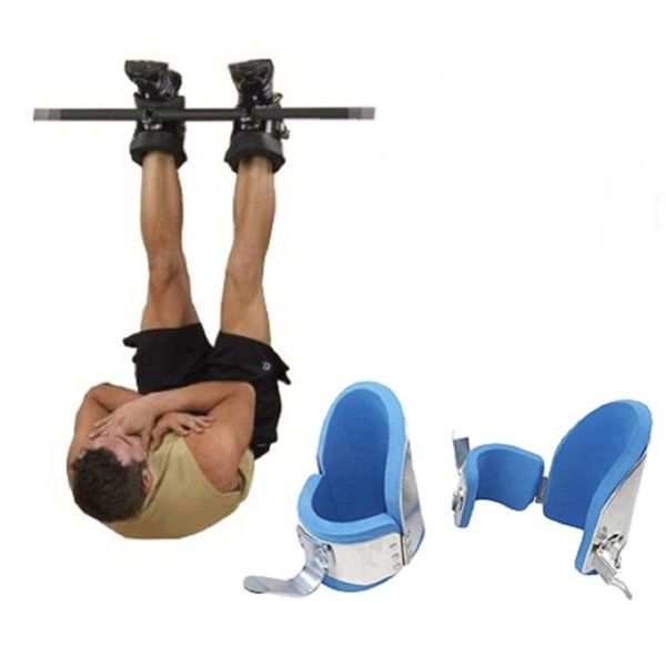 

accessories fitness inversion gravity boots bodybuilding crossfit safety locking mechanism therapy ankle gym hang up hooks