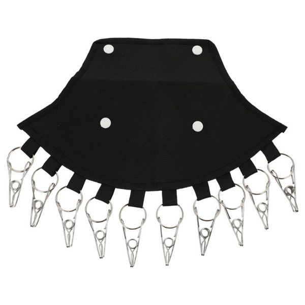 

hangers & racks 1 pc household drying hanger hat organizer 10-position (black)