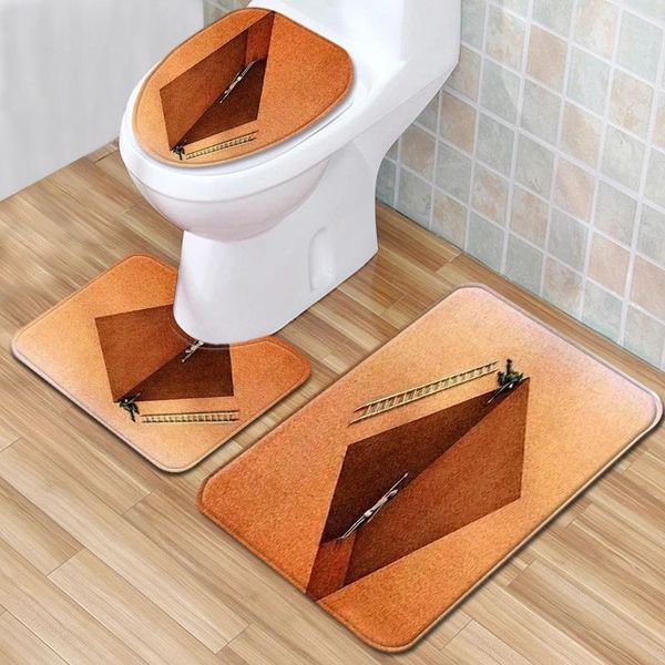 

philosophical meaning 3d bathroom sets bath mat set mats and rugs rug toilet