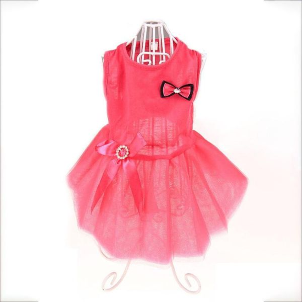 

dog apparel cute multi-color pet dress clothes princess skirt puppy for dogs