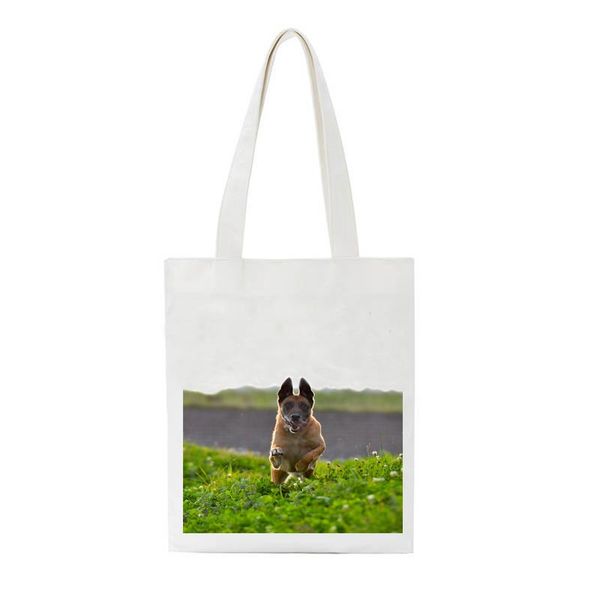 

shopping bags cartoon canvas storage custom eco tote toy and baby clothes hanging laundry bag