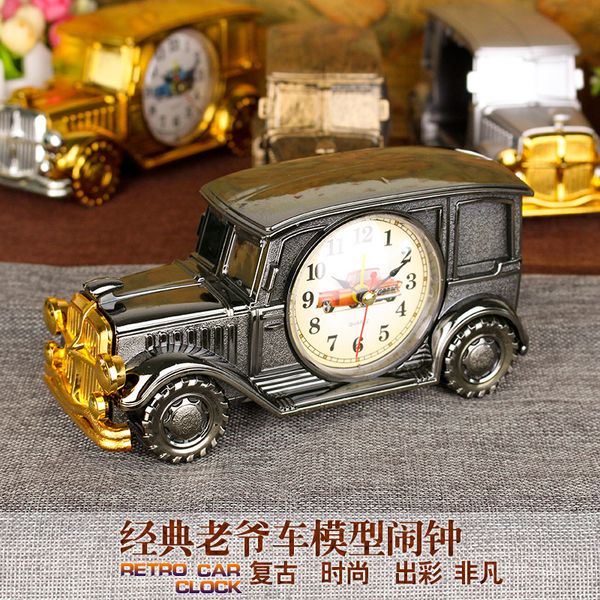 

nostalgic wind simulation classic car model creative gift decoration small alarm clock