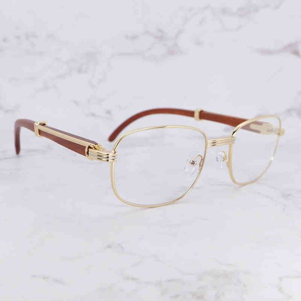 

factory direct price clear eyeglasses frame fashion 2021 trending spectacles wood metal transparent glasses frames shades fill prescription, White;black
