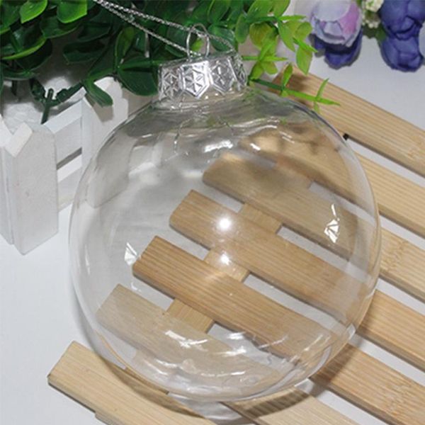 

factory outlet christmas decoration selling christmas round ball transparent balls festival ornaments clear hollow diy creative gifts for fr