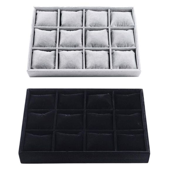 

jewelry pouches, bags velvet bracelet anklet display tray ear studs stand holder rack showcase plate box case, Pink;blue