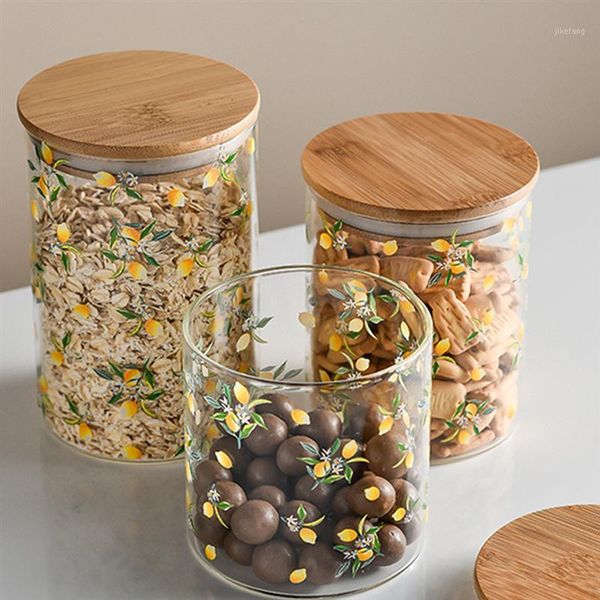 

storage bottles & jars pattern pot practical sealing canister jar for home
