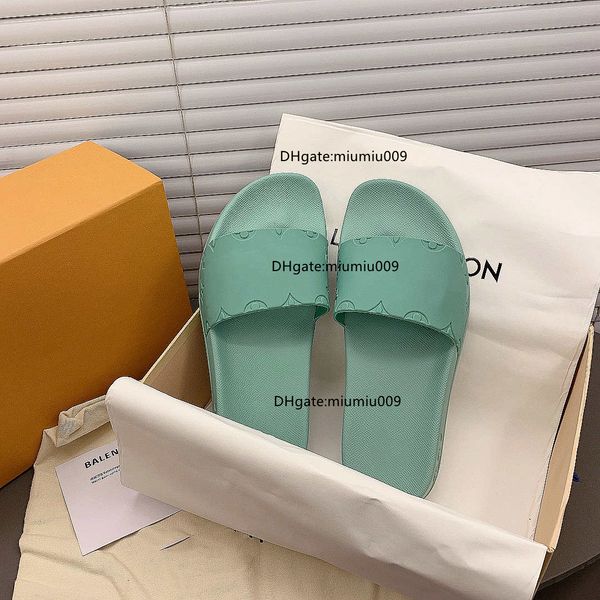

luxury designer slide slipper woman/man sandals slippers shoes casual flat slides eu:35-45 with box, Black