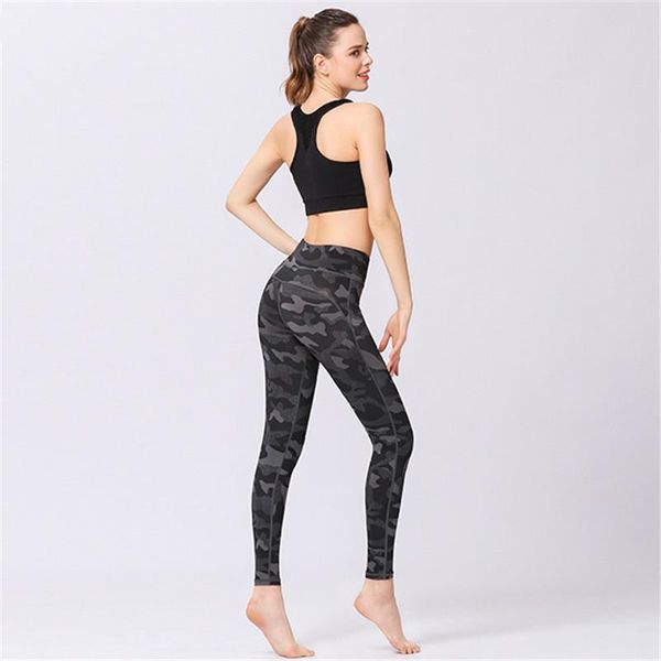 

yoga outfits camouflage outdoor sport pants women gym fitness running sports trousers female mention hip, White;red
