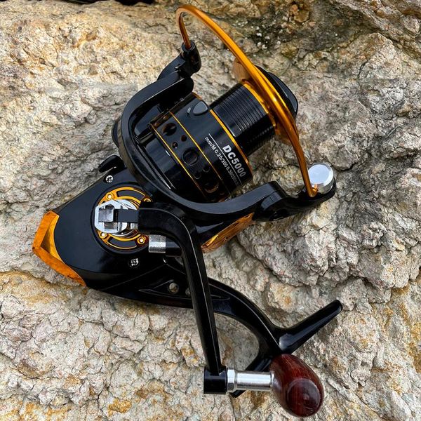 

baitcasting reels gda fishing reel spinning high capacity full metal spool 5.2:1 10kg carp for 1000-7000