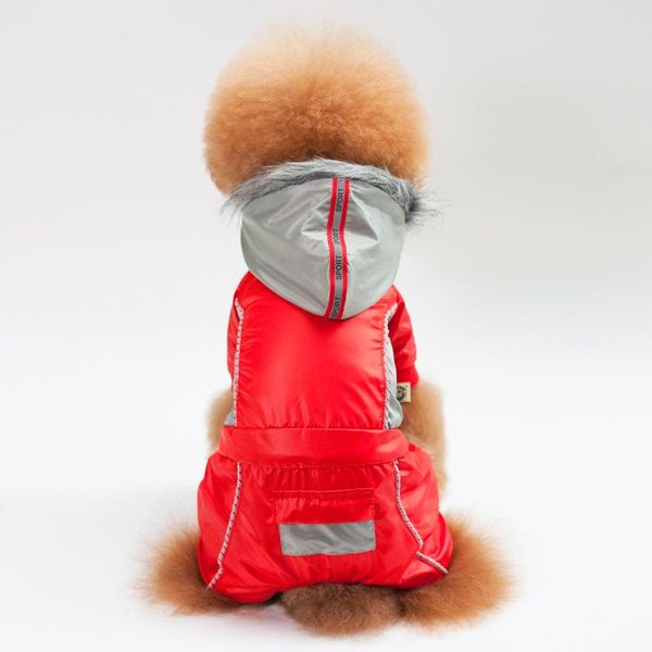 

dog apparel autumn winter recreational styles pet clothing thicken keep warm padded jacket the four feet garments small