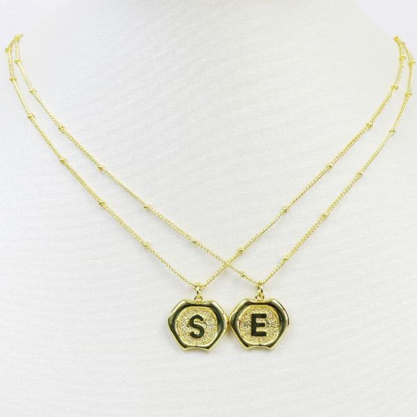 

chains 10pcs letter pendant necklace jewelry charms women bracelet 8310, Silver