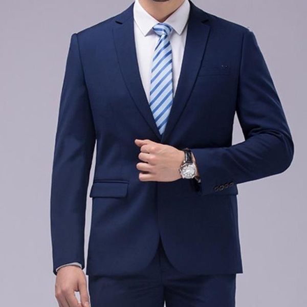 

men's suits & blazers spring custom made fashion luxury dark blue men slim fit groomsmen tuxedo for wedding dress dinner party male clo, White;black