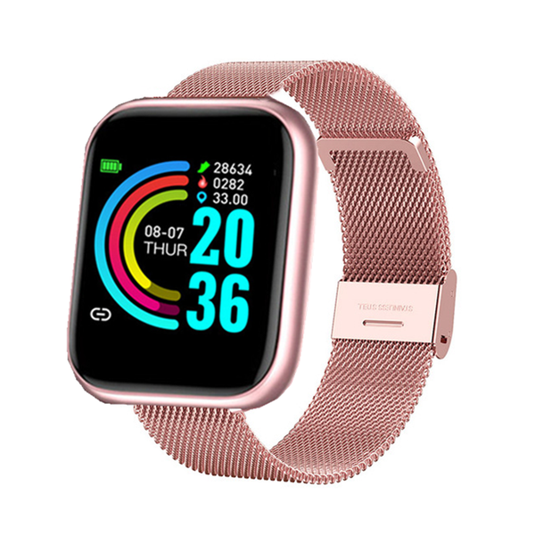 

2021 sport bracelet smart watch women smartwatch men smartband android ios fitness trackerg, Slivery;brown