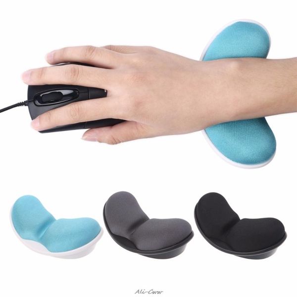 

mouse pads & wrist rests memory foam pad anti-skid mousepad support rest mat ergonomic office healthy for computer lapdesktop