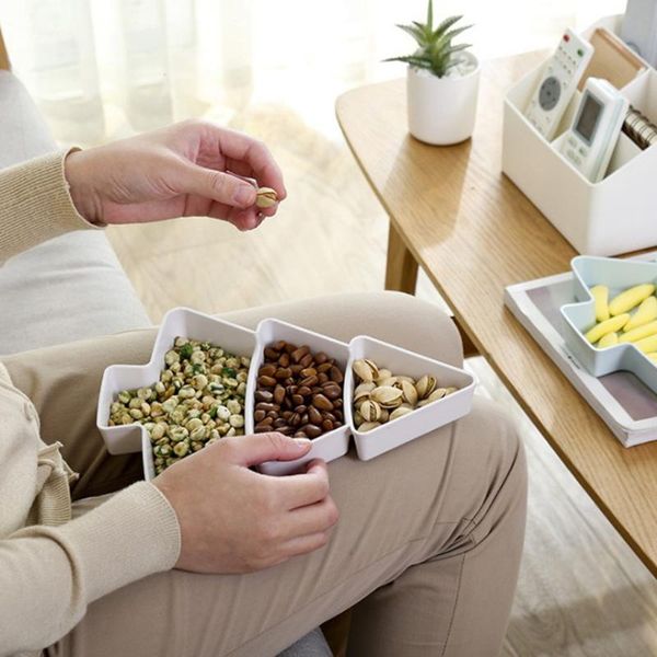 

kitchen storage & organization creative fruit plate home snack plastic candy dish dessert vegetable tray tableware decorative seeds bowl