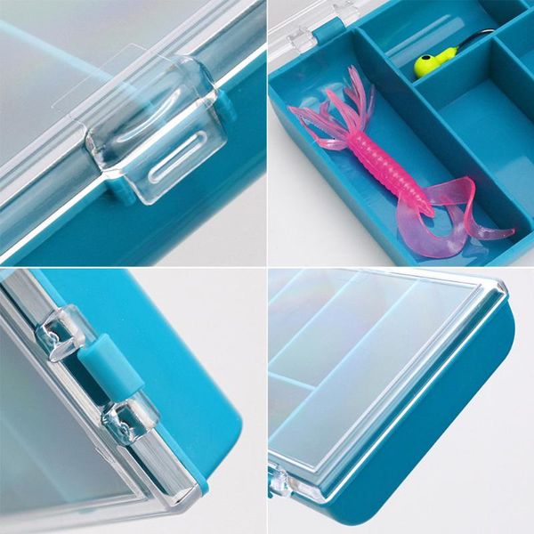 

compartments fishing tackle box storage case carp coarse sea bit boxes for hooks swivels beads spinners pesca iscas accessories