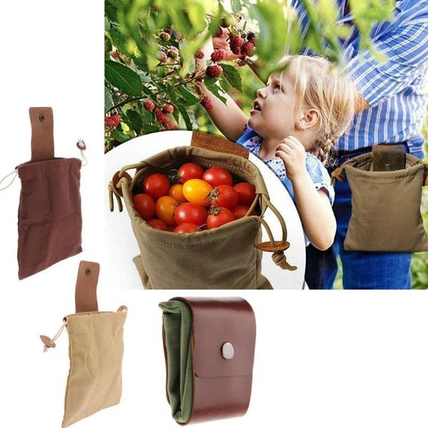 

school bags foraging pouch camping beach seashells mushroom gathering gather waist bag