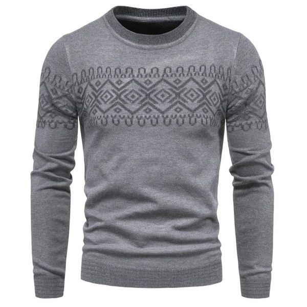 

men's sweaters winter round neck sweater cotton knitted pullover long sleeve intarsia fashion male clothing, White;black