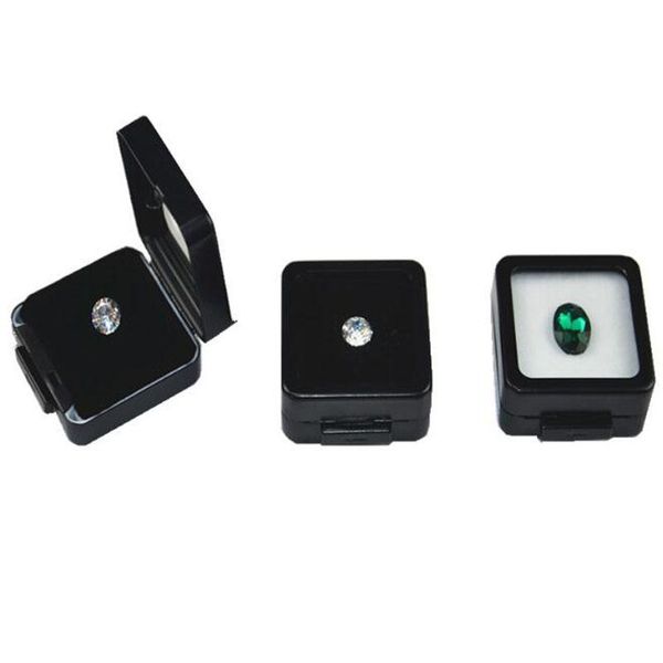 

small loose diamond or gem stone display metal box case storage container jewelry stones holder gemstone organizer