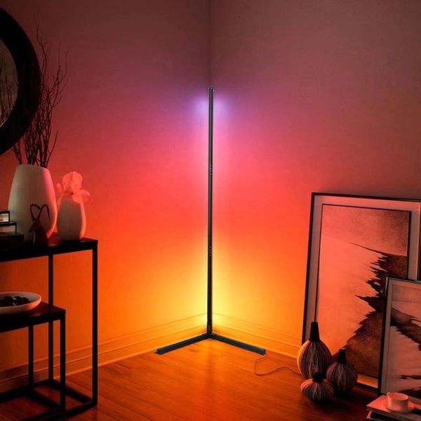 

floor lamps multi lighting mode led lamp 1.5m rgb color changing corner with wireless app and remote control