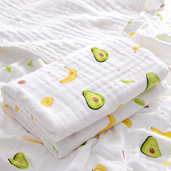 

baby bath towel cotton six-layer gauze products born children blanket package blankets & swaddling