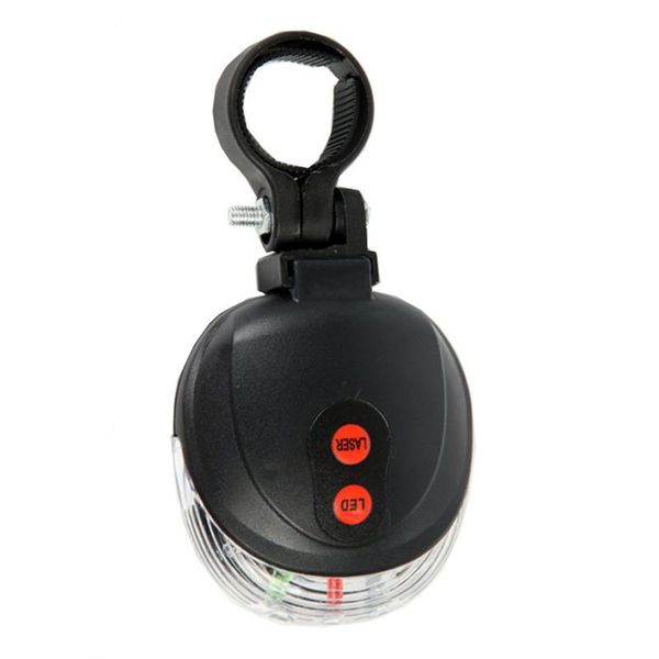 

bicycle laser taillights 5led parallel lines mountain bike safety warning lights no batteries