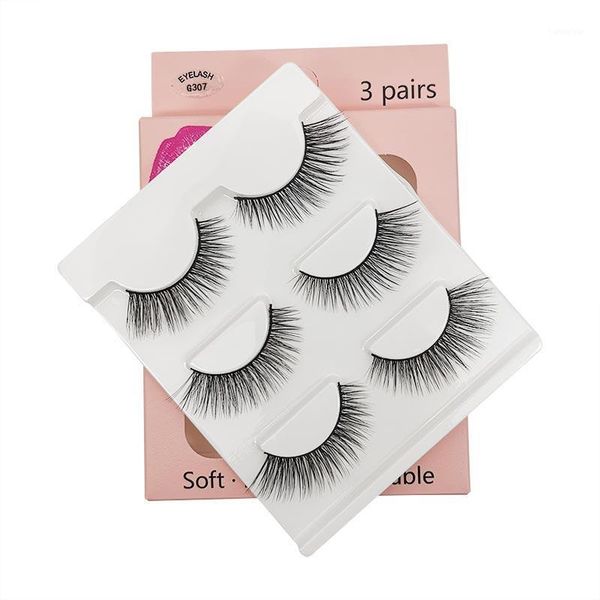 

sale mink eyelashes long lasting lashes natural dramatic volume extension thick 3d false1