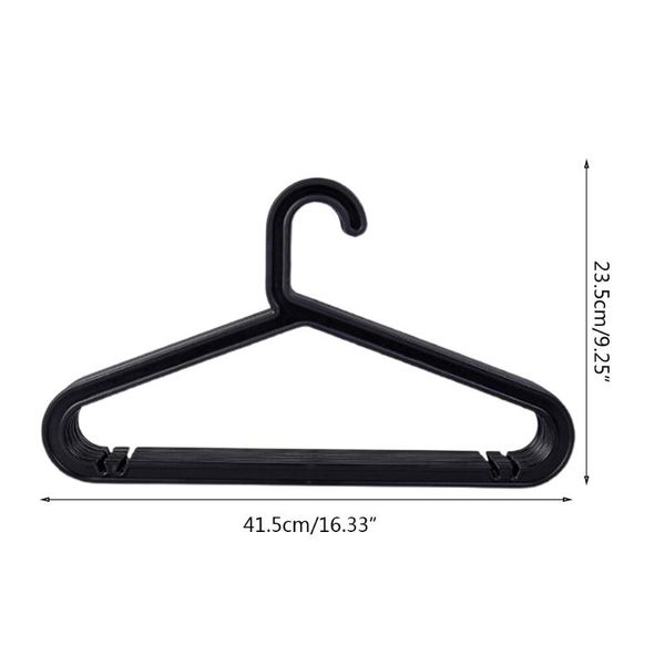 

hangers & racks dropship 10pcs household plastic clothes traceless nonslip coat shirt holder rack