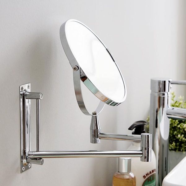 

mirrors mirror extendable 1x5x magnifying smart makeup wall for living room bathroom cabinet wj606