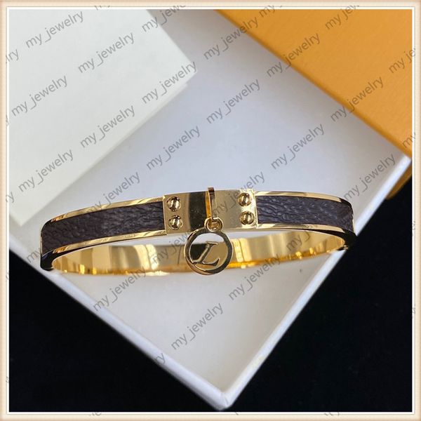 

love bracelets mens bangle women gold cuff fashion stainless steel classic wide bracelet engagement party jewelry with box, Black