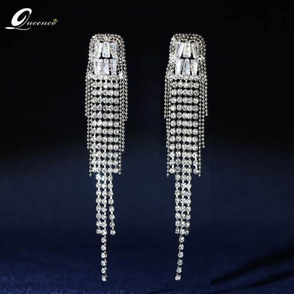 

dangle & chandelier luxury earrings pendientes jewelry earings accessories for women 2021 orecchini earring fashion earing brinco, Silver