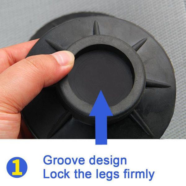

4/8 pcs washing machine round fixed rubber base 10*1cm anti-slip mat for 35-41mm household appliances in stock bath mats