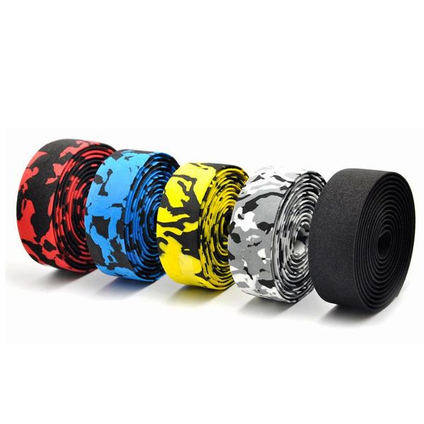 

bike handlebars &components 2pcs handlebar tape road bicycle cycling handle non slip belt rubber wrap steering wheel cover with bar end plug