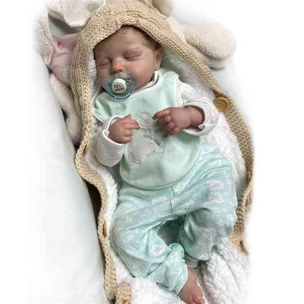 

19" reborn doll realistic newborn baby toys for children boneca renascida brinquedo bebe para crianÃ§as
