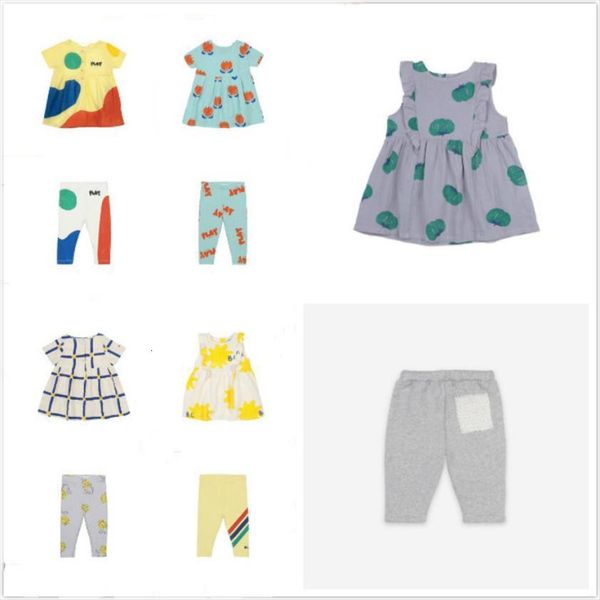 

spring baby suit bc series cartoon casual leggings warm knitted pants dress, White