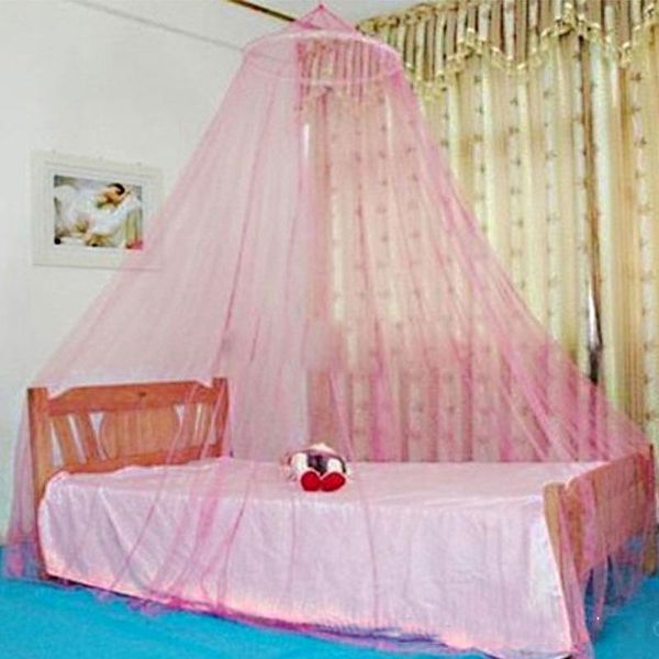

round baby bed mosquito net 60*280*850cm dome hanging canopy curtain for hammock kids mesh