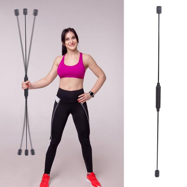 

accessories 1pc vibrating exercise stick practical fitness rod elastic training