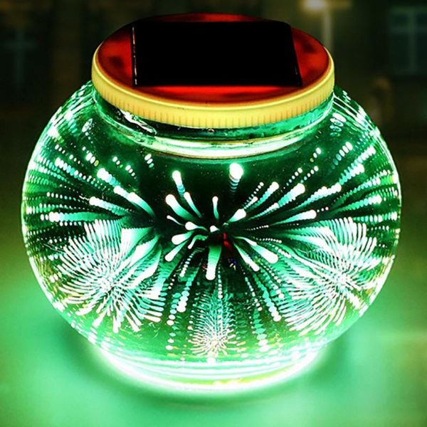 

color changing mosaic glass desk lamp romantic bed light festival party gardens tables balconies outdoor decor lawn lamps