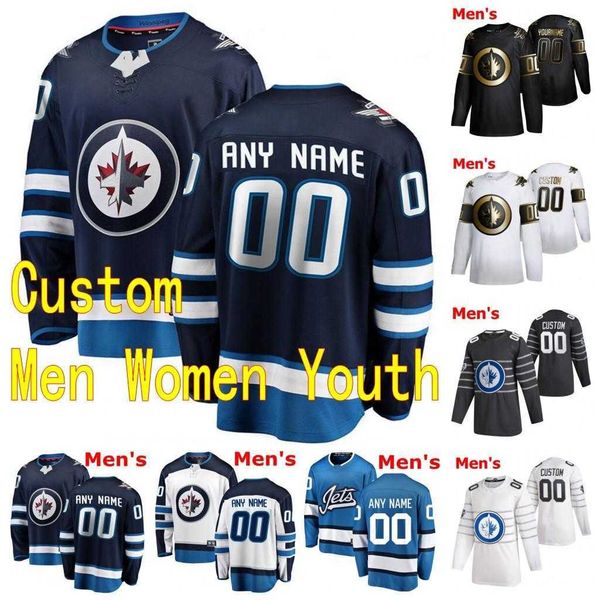 

2020 2021 Winnipeg Jets Hockey Jerseys 91 Cole Perfetti Nate Thompson Derek Forbort Nelson Nogier Custom Men Women Youth Stitched, Colour 12